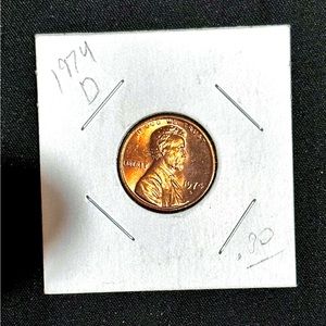 1974-D Lincoln Memorial Penny Cent BU